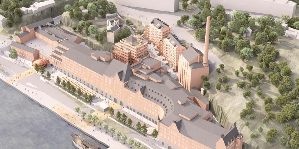 Översiktsvy över planförslaget. Illustration: Esencial 